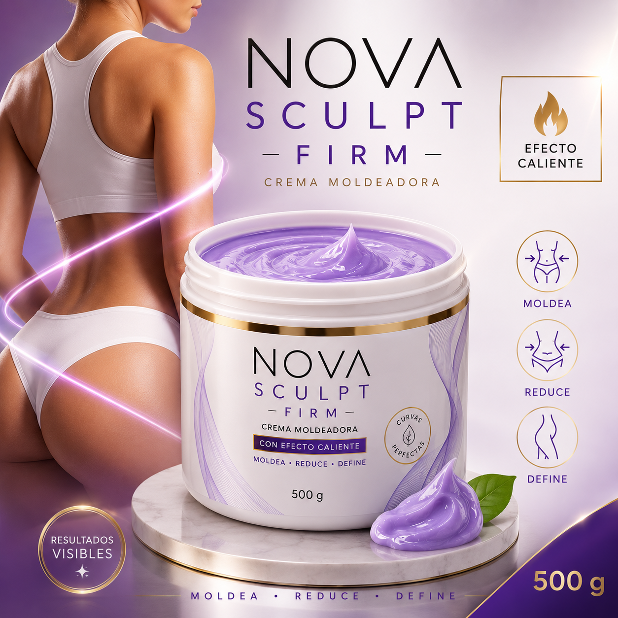 Crema Moldeadora Nova Firm (Morado)