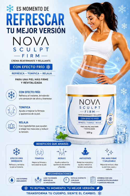 NOVA FIRM EFECTO FRIO TONIFICANTE (azul)