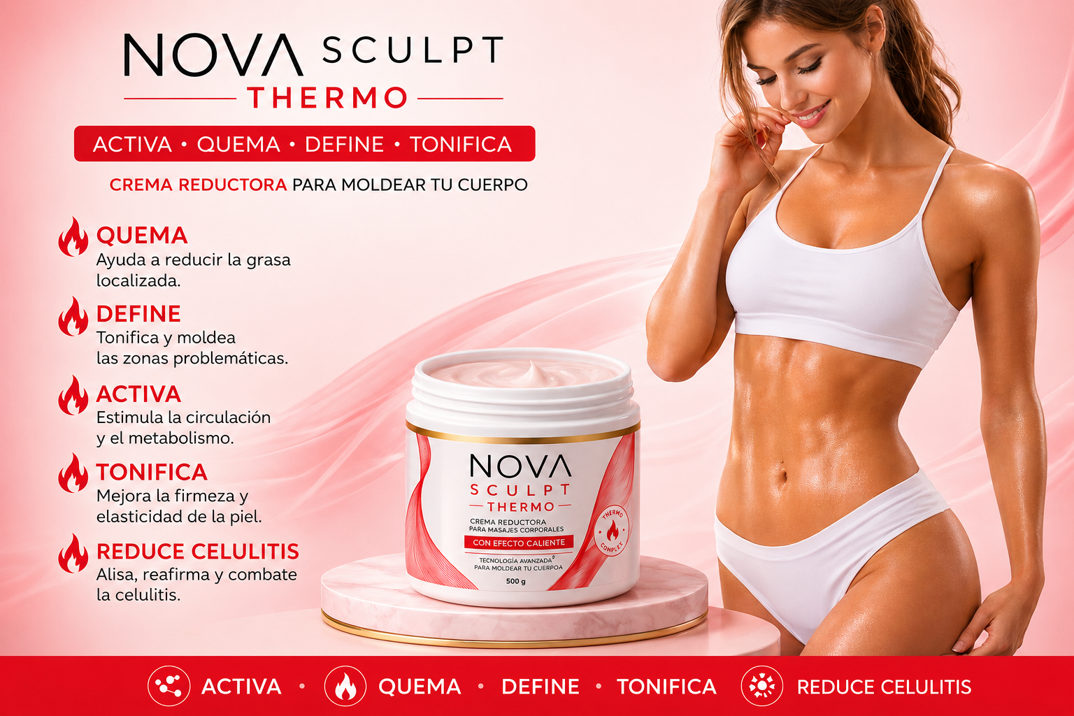 NOVA THERMO EFECTO CALIENTE (Rojo)